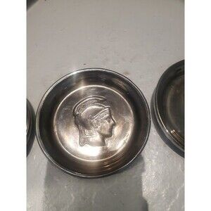 Mercury Glass Roman Gladiator Coasters